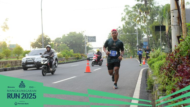 Race photo from Mangkunegaran Run 2025