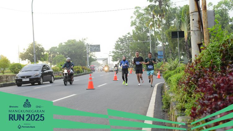 Race photo from Mangkunegaran Run 2025