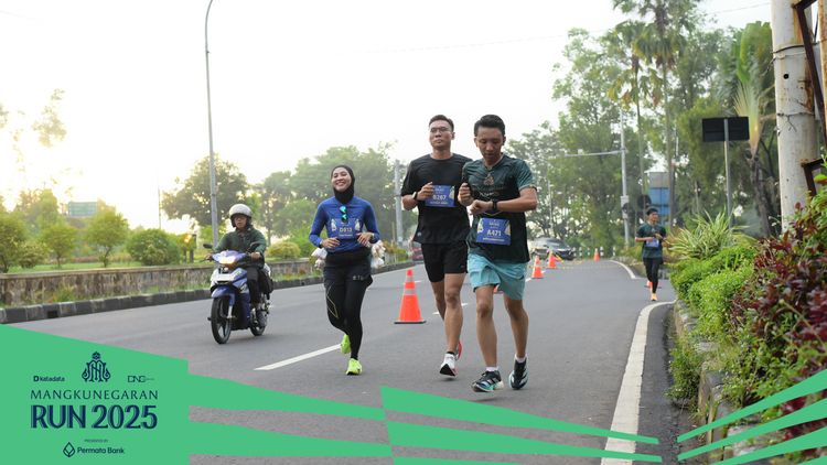 Race photo from Mangkunegaran Run 2025