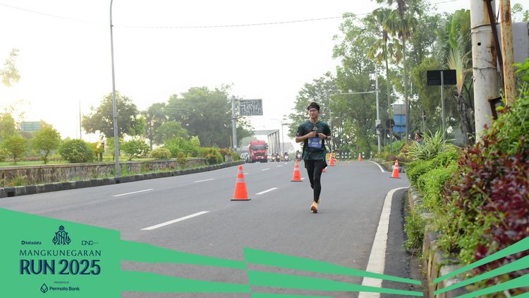 Race photo from Mangkunegaran Run 2025