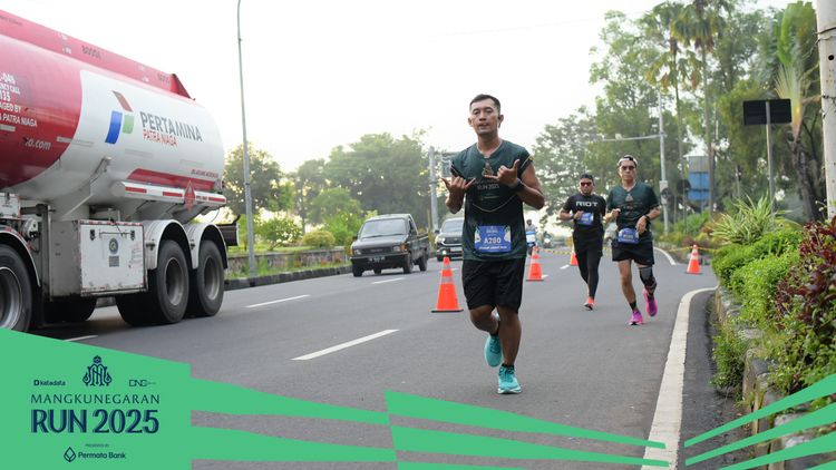 Race photo from Mangkunegaran Run 2025