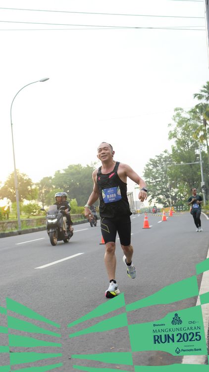 Race photo from Mangkunegaran Run 2025