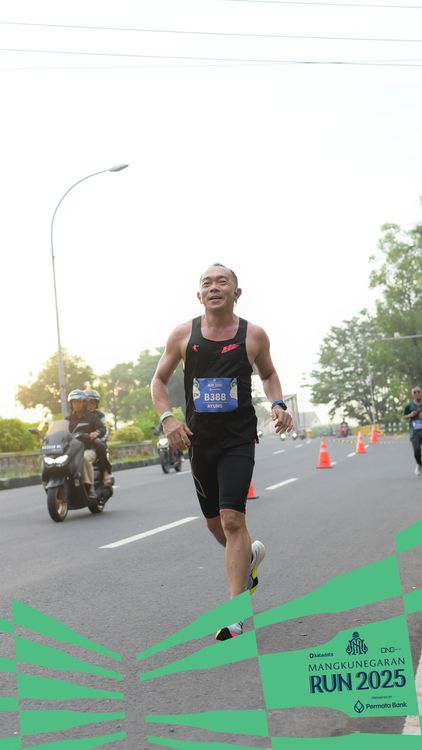 Race photo from Mangkunegaran Run 2025