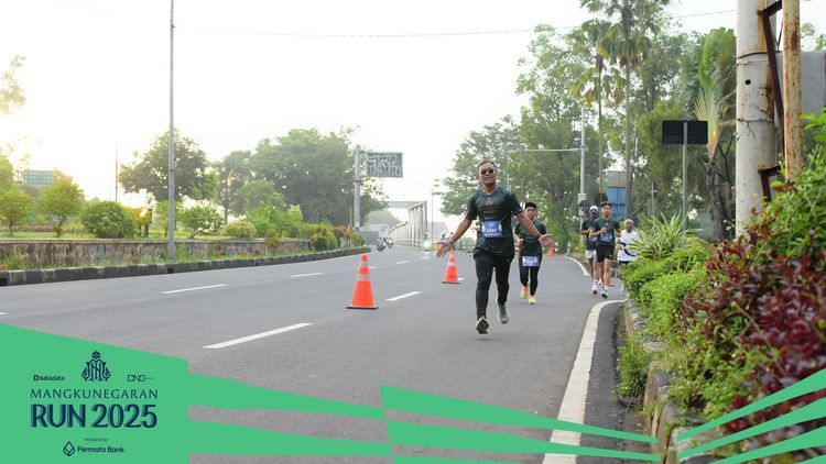 Race photo from Mangkunegaran Run 2025