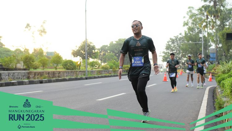 Race photo from Mangkunegaran Run 2025
