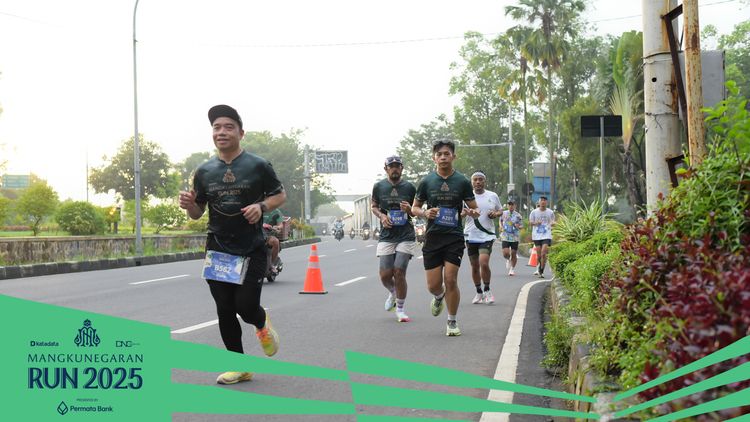 Race photo from Mangkunegaran Run 2025