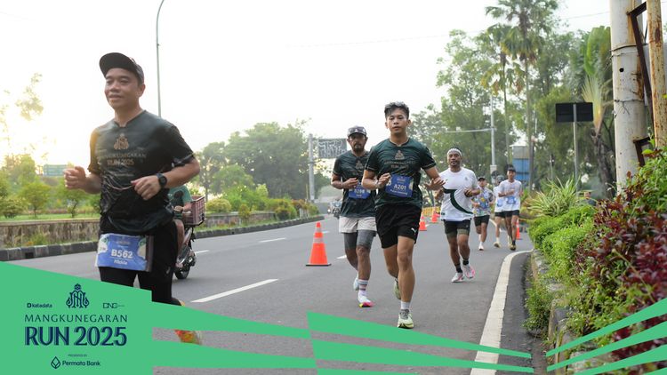 Race photo from Mangkunegaran Run 2025