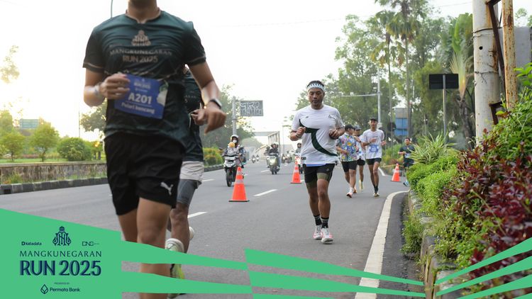 Race photo from Mangkunegaran Run 2025