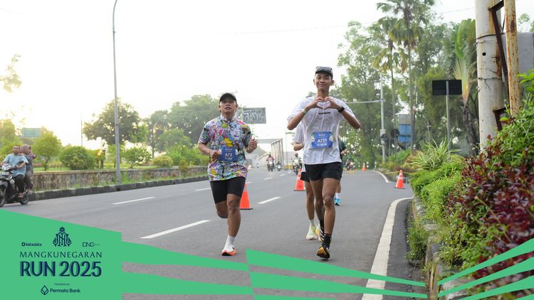 Race photo from Mangkunegaran Run 2025