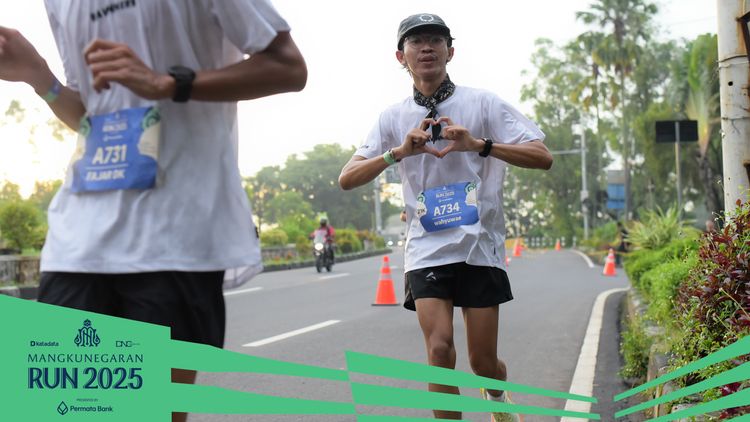 Race photo from Mangkunegaran Run 2025