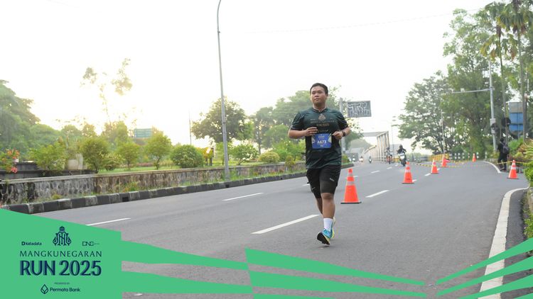 Race photo from Mangkunegaran Run 2025