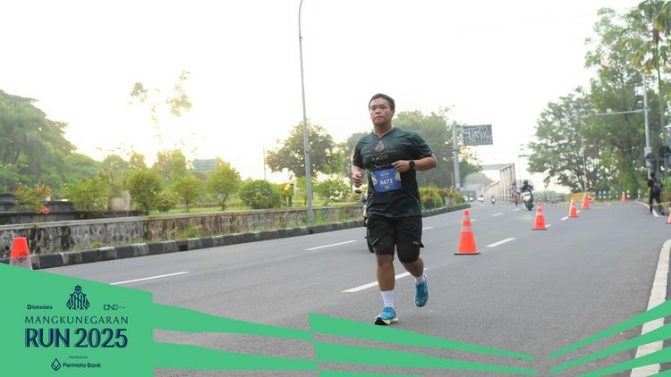Race photo from Mangkunegaran Run 2025