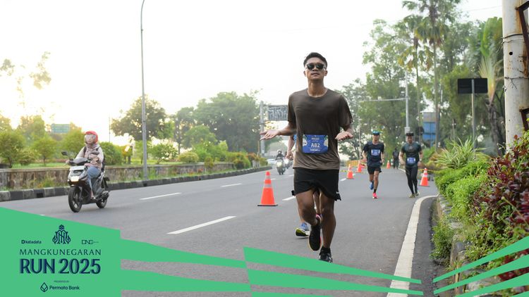 Race photo from Mangkunegaran Run 2025