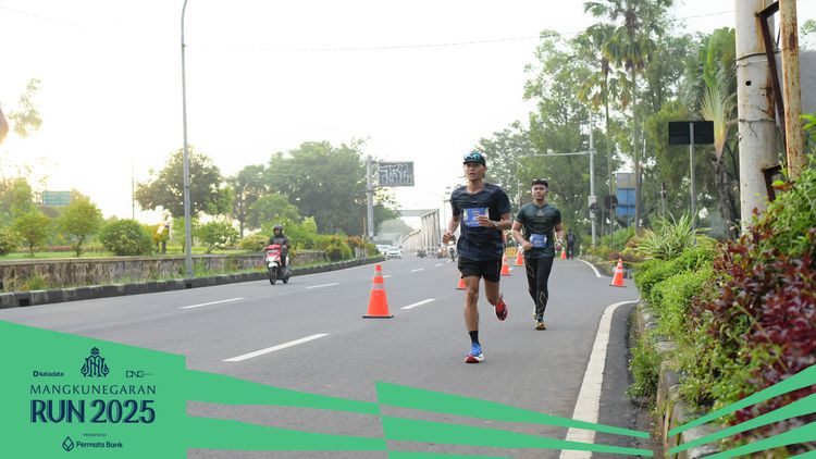 Race photo from Mangkunegaran Run 2025