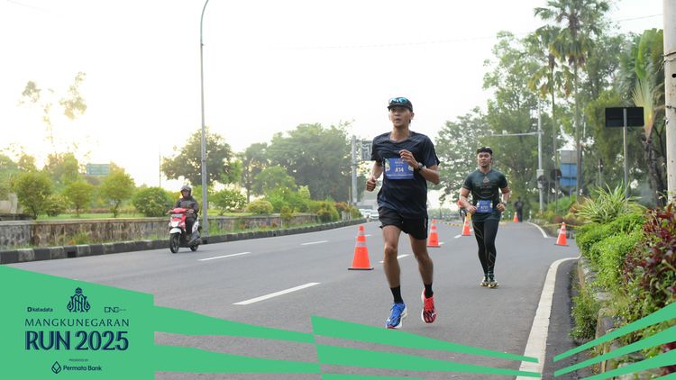 Race photo from Mangkunegaran Run 2025