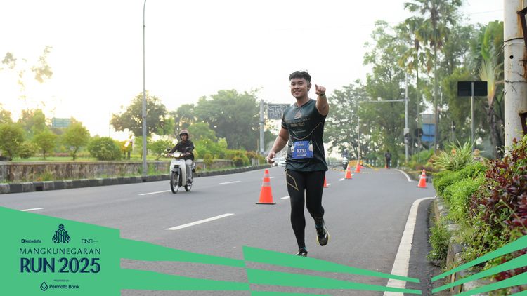 Race photo from Mangkunegaran Run 2025