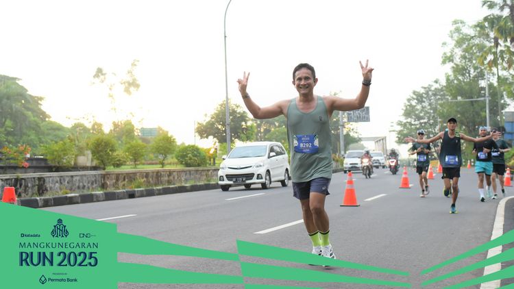 Race photo from Mangkunegaran Run 2025