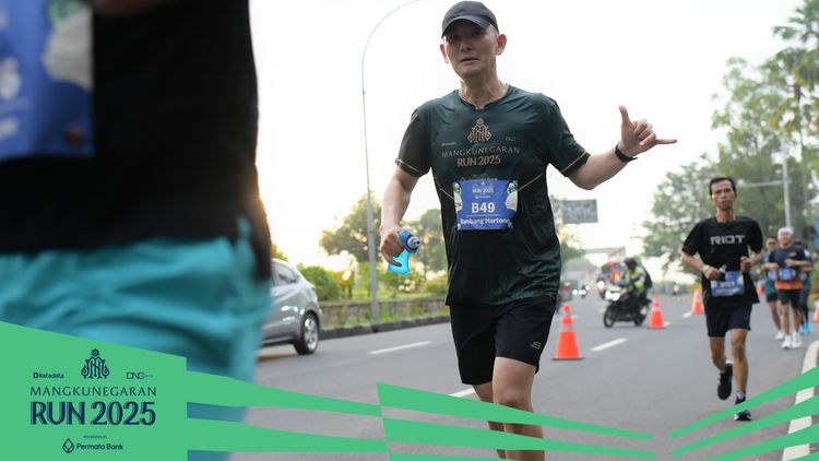 Race photo from Mangkunegaran Run 2025