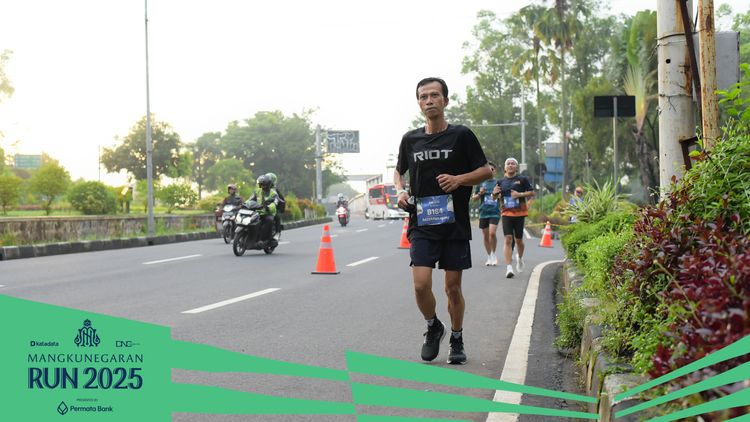 Race photo from Mangkunegaran Run 2025