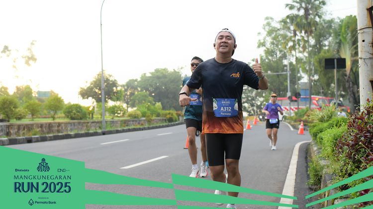 Race photo from Mangkunegaran Run 2025