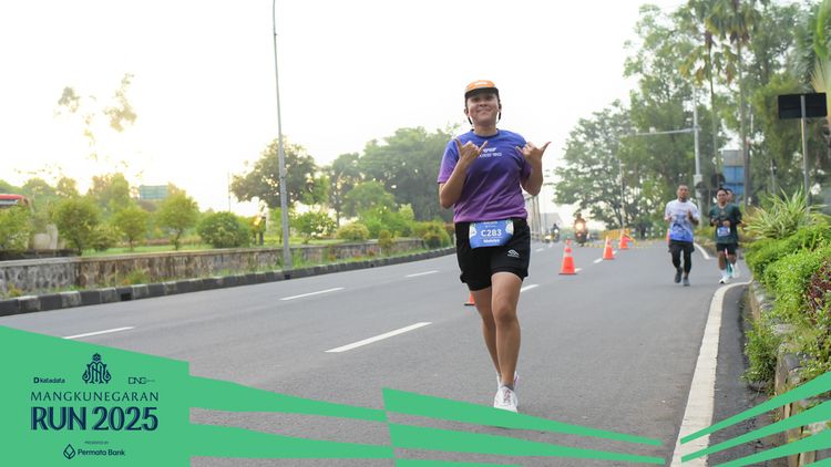 Race photo from Mangkunegaran Run 2025