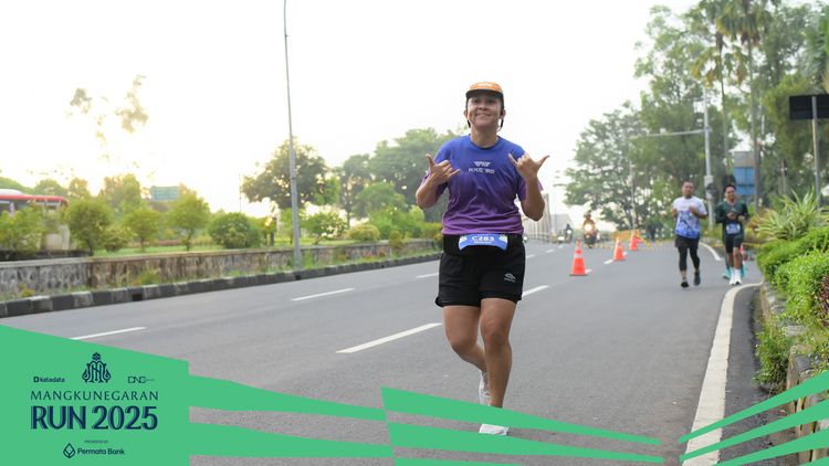 Race photo from Mangkunegaran Run 2025