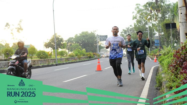 Race photo from Mangkunegaran Run 2025