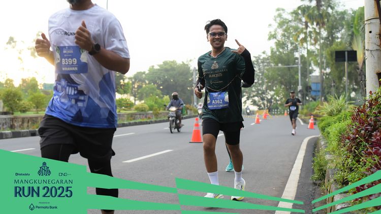 Race photo from Mangkunegaran Run 2025