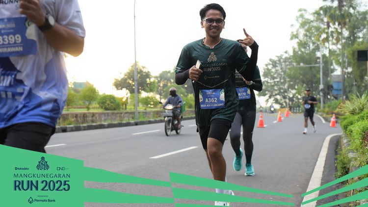 Race photo from Mangkunegaran Run 2025