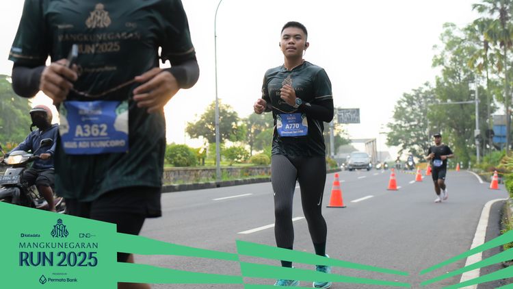 Race photo from Mangkunegaran Run 2025