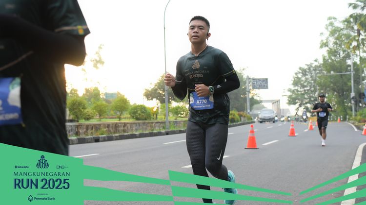 Race photo from Mangkunegaran Run 2025