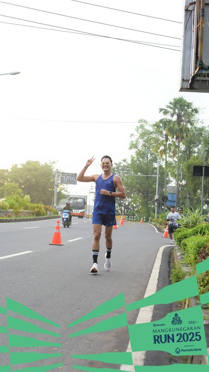 Race photo from Mangkunegaran Run 2025