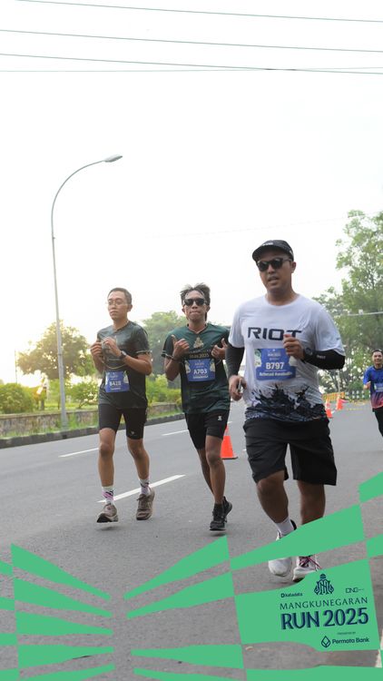 Race photo from Mangkunegaran Run 2025