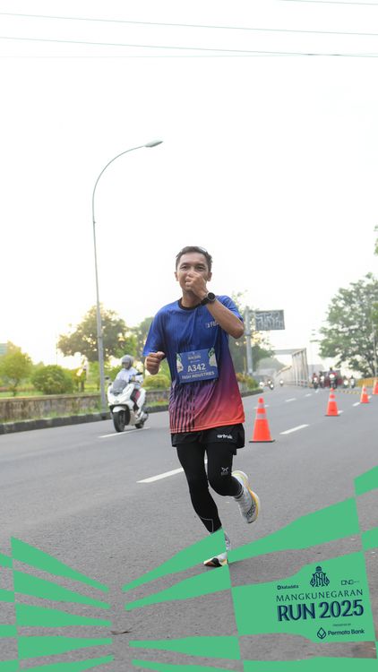 Race photo from Mangkunegaran Run 2025