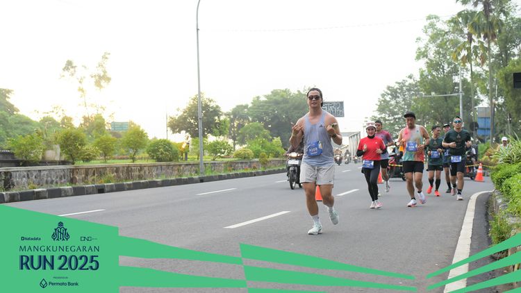 Race photo from Mangkunegaran Run 2025