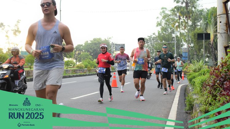 Race photo from Mangkunegaran Run 2025