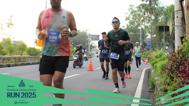 Race photo from Mangkunegaran Run 2025