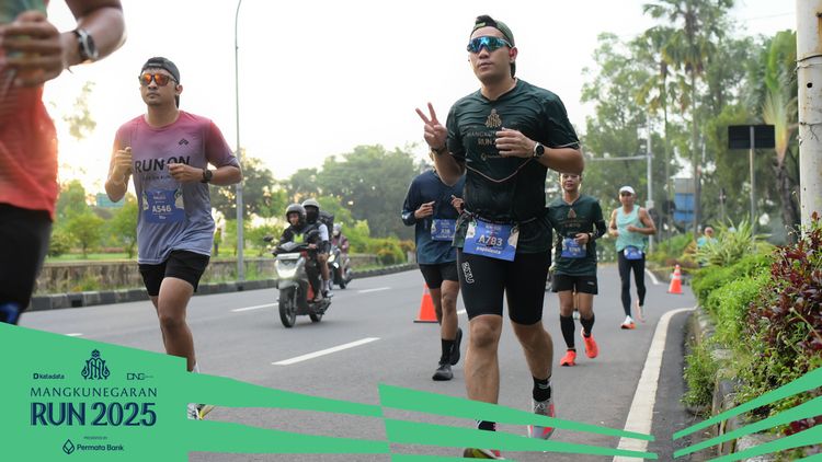 Race photo from Mangkunegaran Run 2025