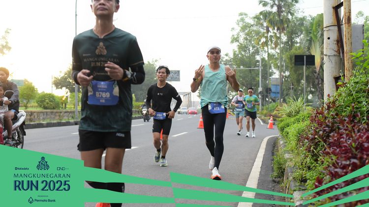 Race photo from Mangkunegaran Run 2025
