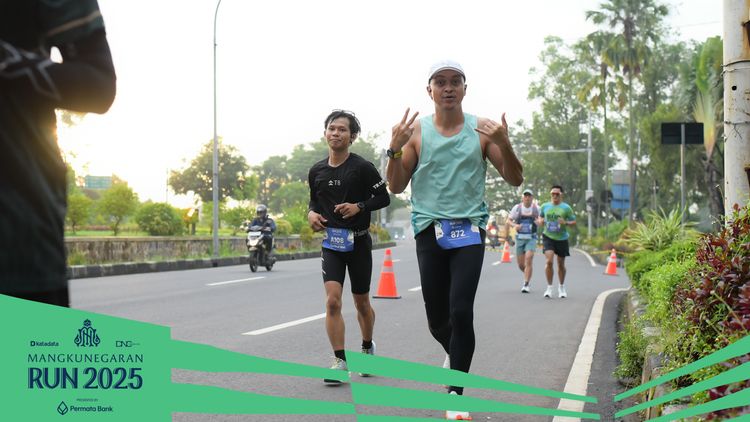 Race photo from Mangkunegaran Run 2025