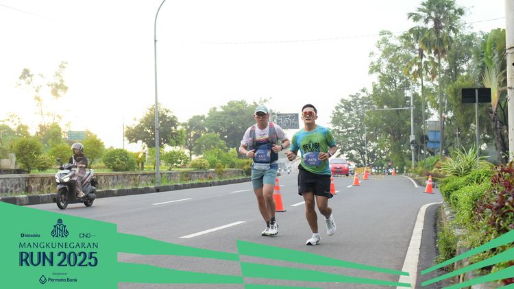 Race photo from Mangkunegaran Run 2025