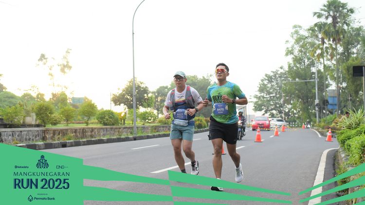 Race photo from Mangkunegaran Run 2025