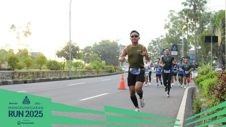 Race photo from Mangkunegaran Run 2025