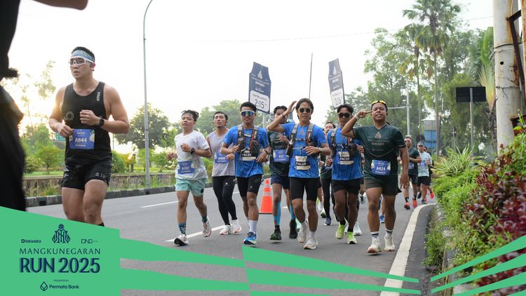 Race photo from Mangkunegaran Run 2025