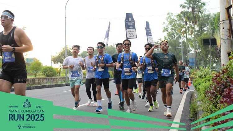 Race photo from Mangkunegaran Run 2025