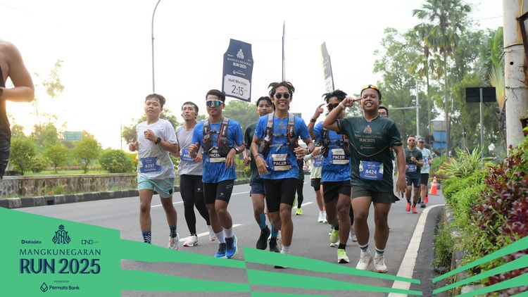 Race photo from Mangkunegaran Run 2025