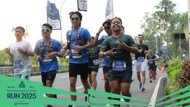Race photo from Mangkunegaran Run 2025