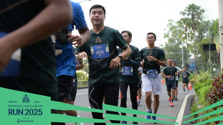 Race photo from Mangkunegaran Run 2025