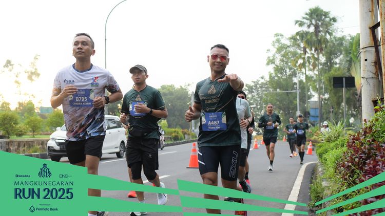 Race photo from Mangkunegaran Run 2025