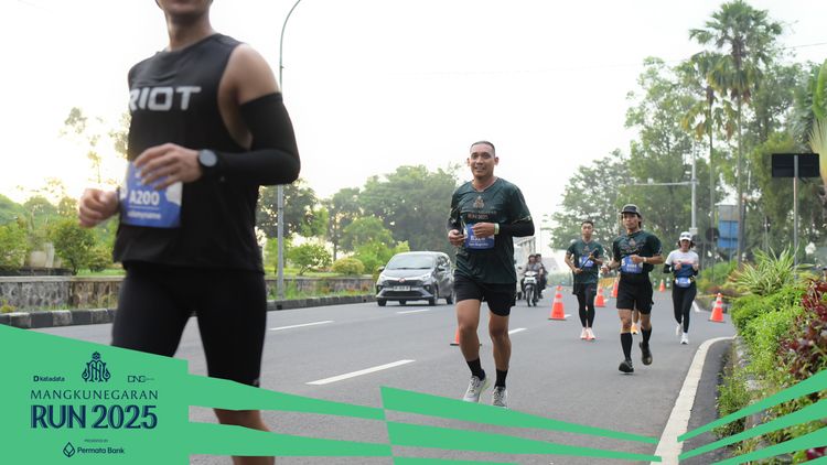 Race photo from Mangkunegaran Run 2025